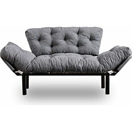 Vuodesohva Linento Furniture Nitta 2-istuttava harmaa