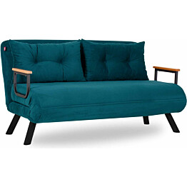 Vuodesohva Linento Furniture Sando 2-istuttava turkoosi