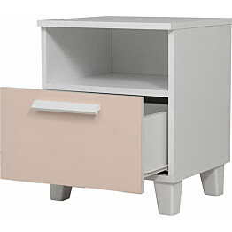 Yöpöytä Linento Furniture Leva Alfa Dream valkoinen