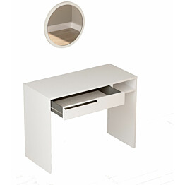 Meikkipöytä Linento Furniture ON18-W, valkoinen