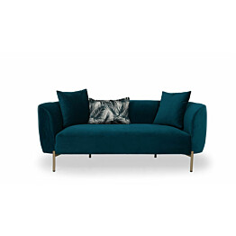 Sohva Linento Furniture Macaroon 2-istuttava vihreä