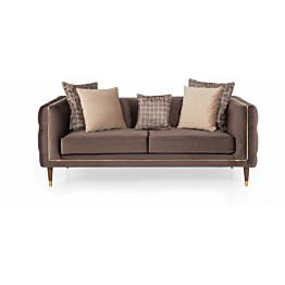 Sohva Linento Furniture Olympus 2-istuttava ruskea