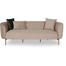 Sohva Linento Furniture Macaroon 3-istuttava beige