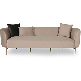 Sohva Linento Furniture Macaroon 4-istuttava beige