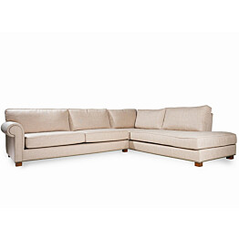 Kulmasohva Linento Furniture Panama 4-istuttava luonnonvalkoinen