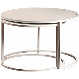Sarjapöytä Linento Furniture Tambur 2-osainen valkoinen
