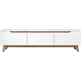 TV-taso Linento Furniture D1 2472 valkoinen/pähkinä