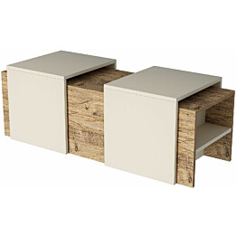 Sohvapöytä Linento Furniture Mera Atlantic Pine/beige