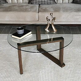 Sohvapöytä Linento Furniture Sehpa S300 80 cm ruskea