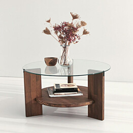 Sohvapöytä Linento Furniture Mondo 75 cm ruskea
