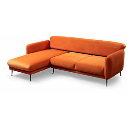 Divaanisohva Linento Furniture Sevilla vasen oranssi