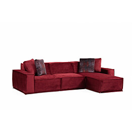 Divaanisohva Linento Furniture Lego 4-istuttava 300x170 cm oikea punainen