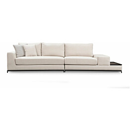 Sohva sivupöytäosalla Linento Furniture Line 4-istuttava beige