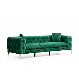Sohva Linento Furniture Como 3-istuttava vihreä