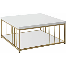 Sohvapöytä Linento Furniture Zenn valkoinen/kulta
