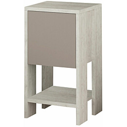 Yöpöytä Linento Furniture Ema valkoinen/beige