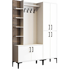 Säilytyskokonaisuus Linento Furniture Viyana 150 cm valkoinen