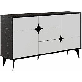 Senkki Linento Furniture Spark Bendir, musta/valkoinen
