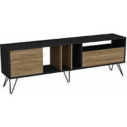 TV-taso Linento Furniture Mistico (180) pähkinä/musta
