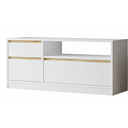 TV-taso Linento Furniture LV7 valkoinen/ruskea
