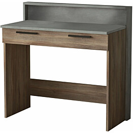 Työpöytä Linento Furniture HM7 ruskea/harmaa