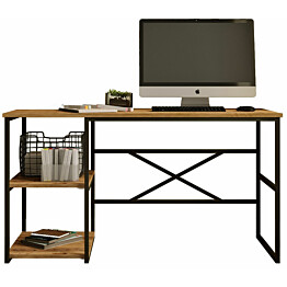 Työpöytä Linento Furniture VG26 vasen ruskea