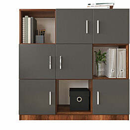 Kaapisto Linento Furniture VO7 tummanruskea/harmaa