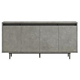 Senkki Linento Furniture LV30-RL harmaa/musta