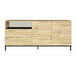Senkki Linento Furniture LV32-KL tammi/musta
