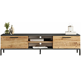TV-taso Linento Furniture RL1-AA Atlantic Pine/antrasiitti