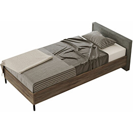 Sängynrunko Linento Furniture HM4 ruskea/harmaa