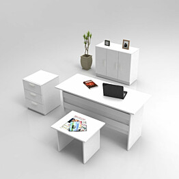 Työpöytäkokonaisuus Linento Furniture VO12 valkoinen