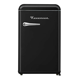 Jääkaappi pakastelokerolla Ravanson LKK120RB, 55cm, musta