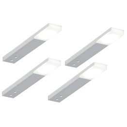 LED-kalustevalaisin Limente Zircon Tran 4 kpl + virtalähde 12V alumiini