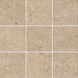 Seinälaatta Laattapiste LPC Kairo, matta, tasapintainen, 9.7x9.7cm, lasikuituverkolla