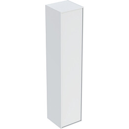 Korkea kaappi IDO Sense Art, 1725x366mm, yksi ovi ja sisäpeili, valkoinen