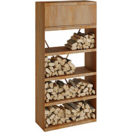 Klapihylly OFYR Wood Storage 100 corten