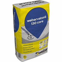 Lattiatasoite Weber Vetonit 130 Core Comfort Plaano 20 kg