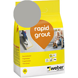 Saumalaasti Weber rapid grout 16 Grey 3 kg