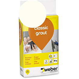 Saumalaasti Weber classic grout 11 White 15 kg
