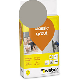 Saumalaasti Weber classic grout 17 Medium grey 15 kg