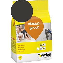 Saumalaasti Weber Classic Grout 20 Graphite 3 kg