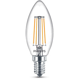 LED-polttimo Philips, kynttilä, 2700K, 4.3W, E14, 3kpl