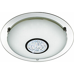 Plafondi Searchlight Cyrstal Flush LED 41cm 