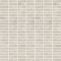 Mosaiikkilaatta Pukkila Stonemix White mattoncino himmeä sileä 14x43 mm