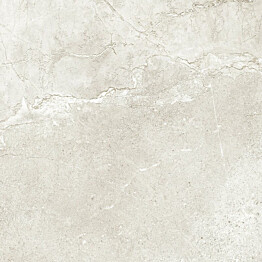 Lattialaatta Pukkila Stone Age White, 59.2x59.2cm, karhennettu, matta