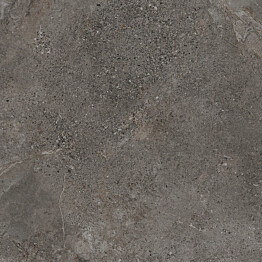 Lattialaatta Pukkila Stone Age Anthracite, 59.2x59.2cm, karhennettu, matta