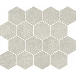 Mosaiikkilaatta Pukkila Beton Design, matta, tasapintainen, 3.44x28.7cm, lasikuituverkolla