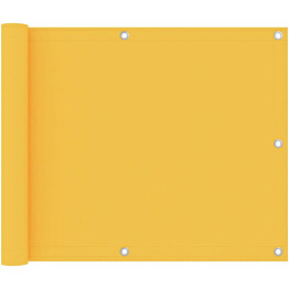 Parvekkeen suoja keltainen 75x300 cm oxford kangas_1