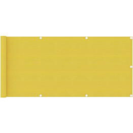 Parvekkeen suoja keltainen 75x500 cm hdpe_1